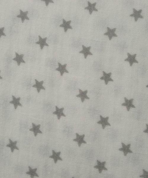 Muselina estrellas gris