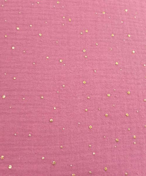 Muselina Foil Rosa Oscuro
