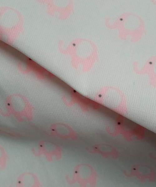 Piqué Canutillo Elefante rosa