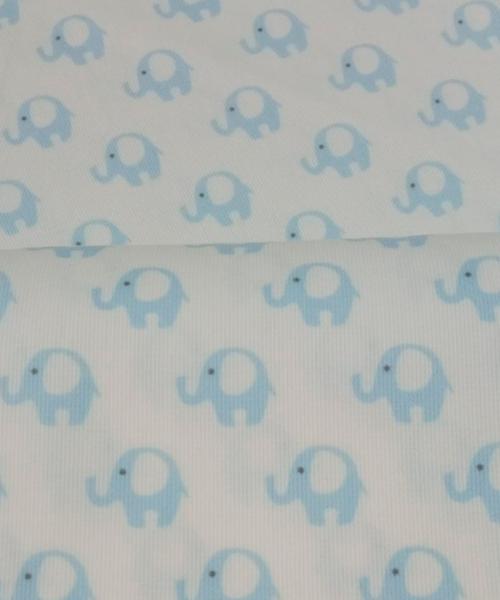 Piqué Canutillo Elefante azul