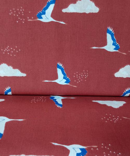 Popelín Estampado Cigüeñas