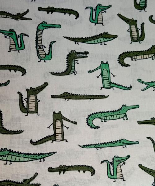 Popelín Estampado Cocodrilos