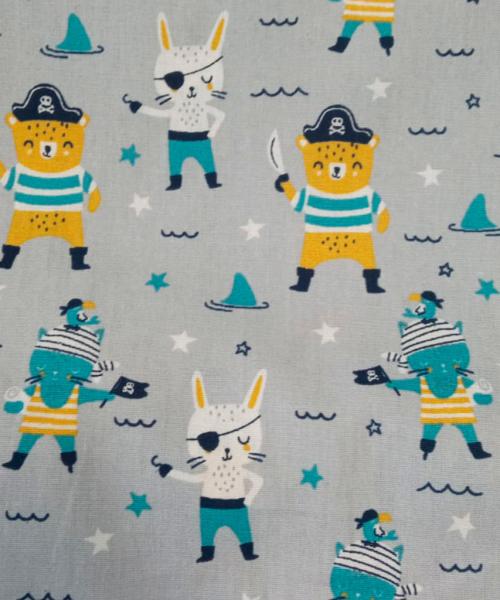 Popelín Estampado Pirata 3