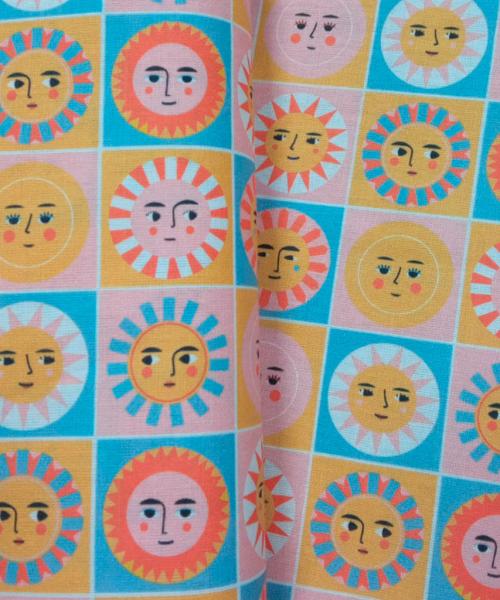 Popelín Estampado Soles