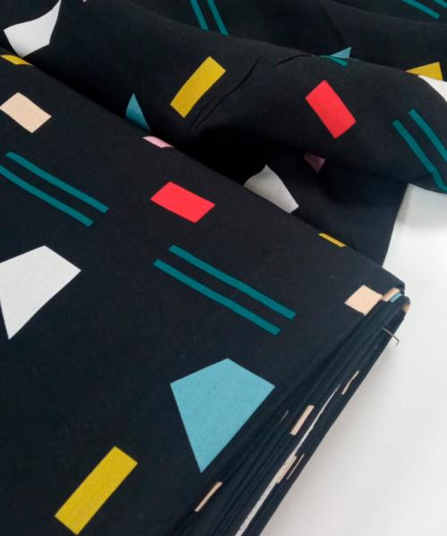 Viscosa estampado Arte Moderno