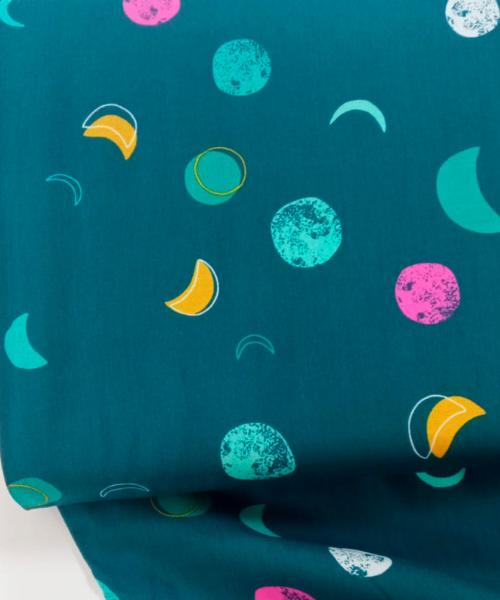 Viscosa estampada Fases Lunares