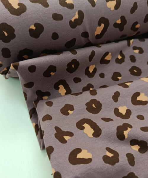 French Terry Animal Print