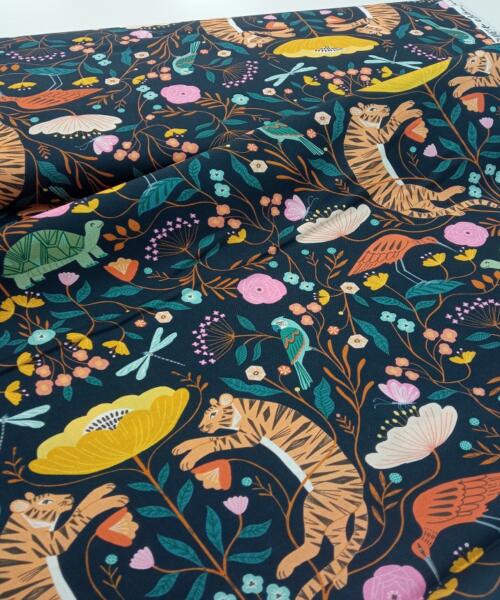 Popelín Dashwood Selva Negro