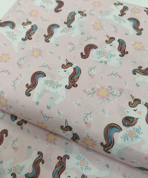Popelín Unicornios