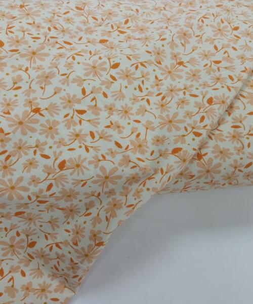 Punto Camiseta Flores Beige