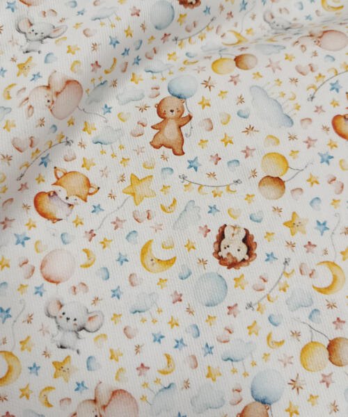 Piqué Canutillo Animales con Estrellas