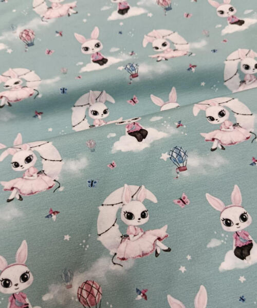 Punto Camiseta Conejitas en la Luna
