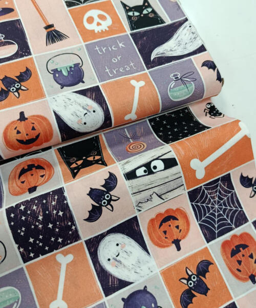 Popelín Halloween