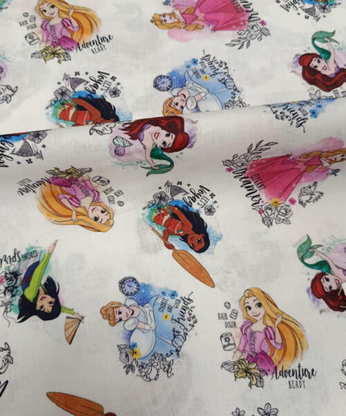 Popelín Princesas Disney