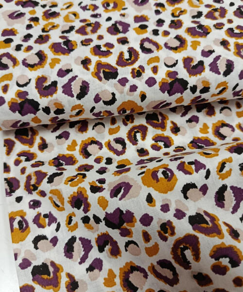 Popelín Animal Print Multicolor